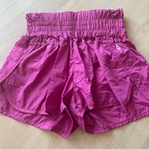 Woman’s XS adorable Fuchsia High-Waisted athletic Shorts